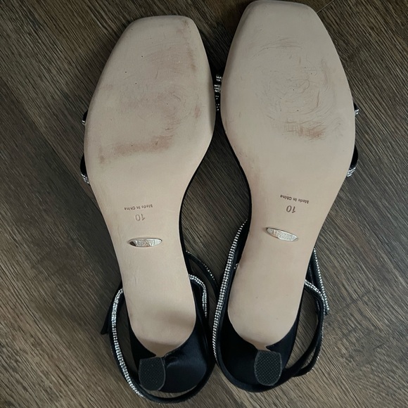 BADGLEY MISCHKA Ultra kitten heel Black sandals - Picture 4 of 6